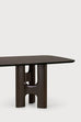Flow Dining Table in Mahogany Rose Brown