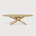 Mikado Solid Oak Oval Conference Table - Trade Source Furniture