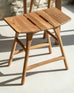 Osso Teak Outdoor Stool