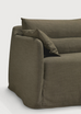 Ethnicraft Weave Sofa and Chair with Removable Covers