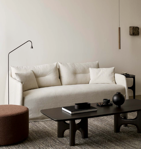Ethnicraft Weave Sofa and Chair with Removable Covers