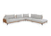 595 Moka Sectional Sofa with Moving Backrests - Trade Source Furniture