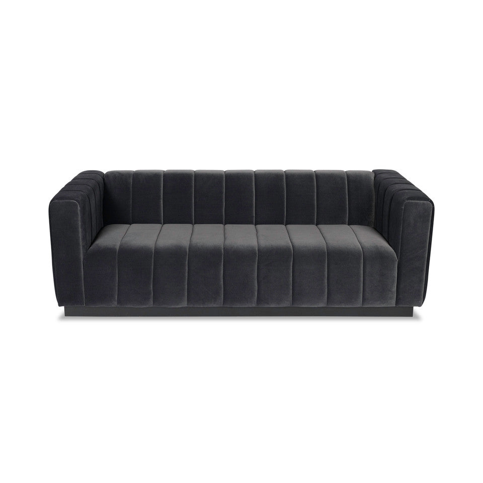Calvin Channel-Tufted Sofa by Moss Home