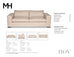 HOV Sofa by Moss Home - Trade Source Furniture
