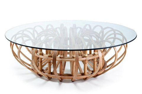 Aiden Rattan Cocktail Table - Trade Source Furniture