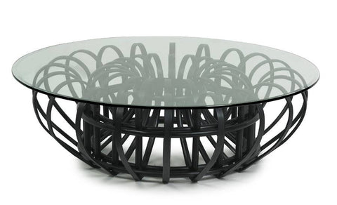 Aiden Rattan Cocktail Table - Trade Source Furniture