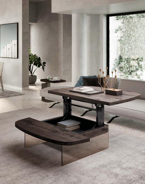 Aurelius Lift Up Top Coffee Table - Ozzio Italia