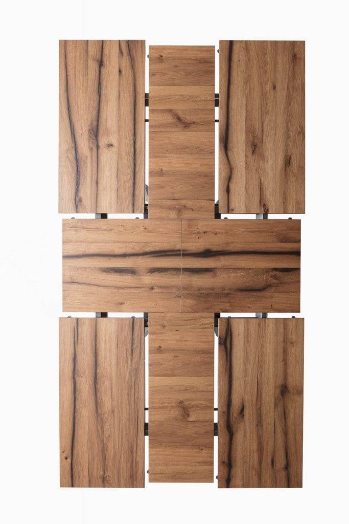 4X4 Extending Dining Table by Ozzio Italia – Trade Source Furniture