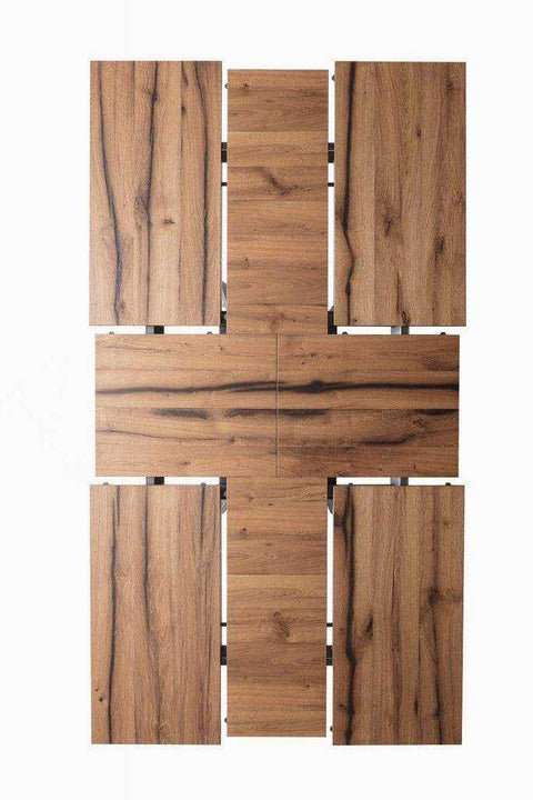 4x4 Extending Dining Table - Trade Source Furniture
