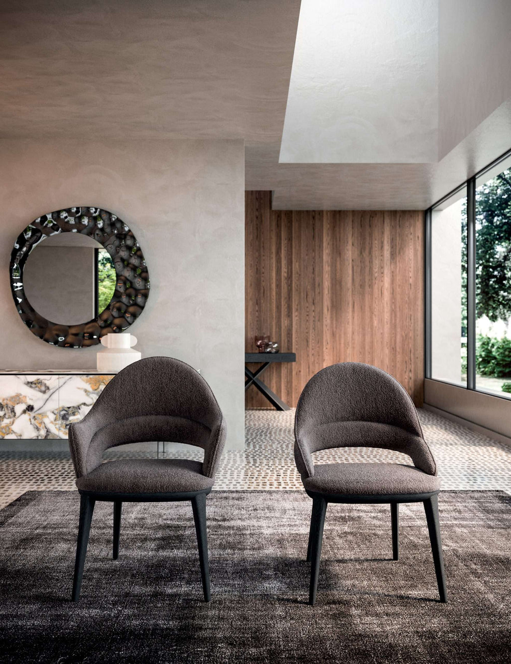 Baia Dining Chairs by Ozzio Italia