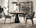 Lycos Round Extendable Wood Dining Table