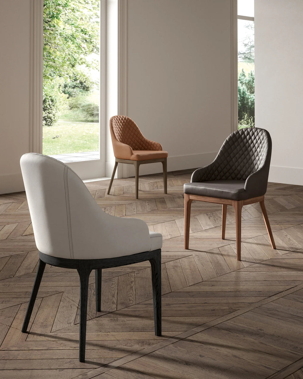 Thelma Dining Chairs by Ozzio Italia