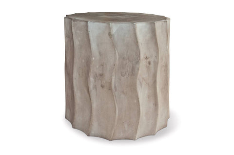 Concrete Short Wave Accent Table - Trade Source Furniture