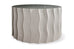 Concrete Wide Wave Accent Table - Trade Source Furniture