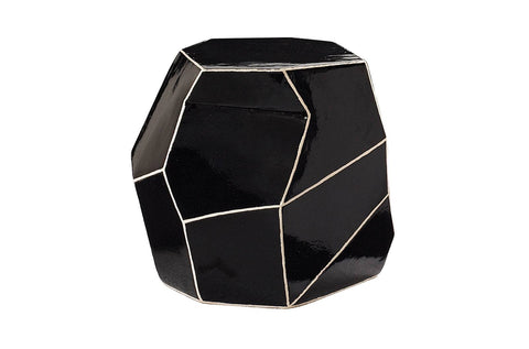 Geo Ceramic Stool Accent Table - Trade Source Furniture