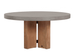 Teak Java 60in Round Dining Table - Trade Source Furniture