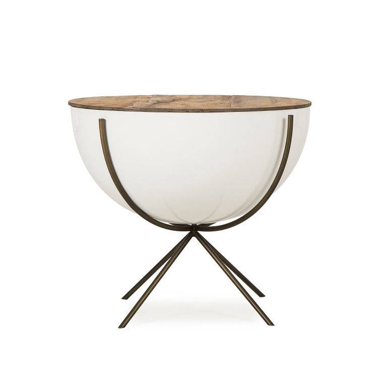Danica Side Table 24" Bowl - Trade Source Furniture