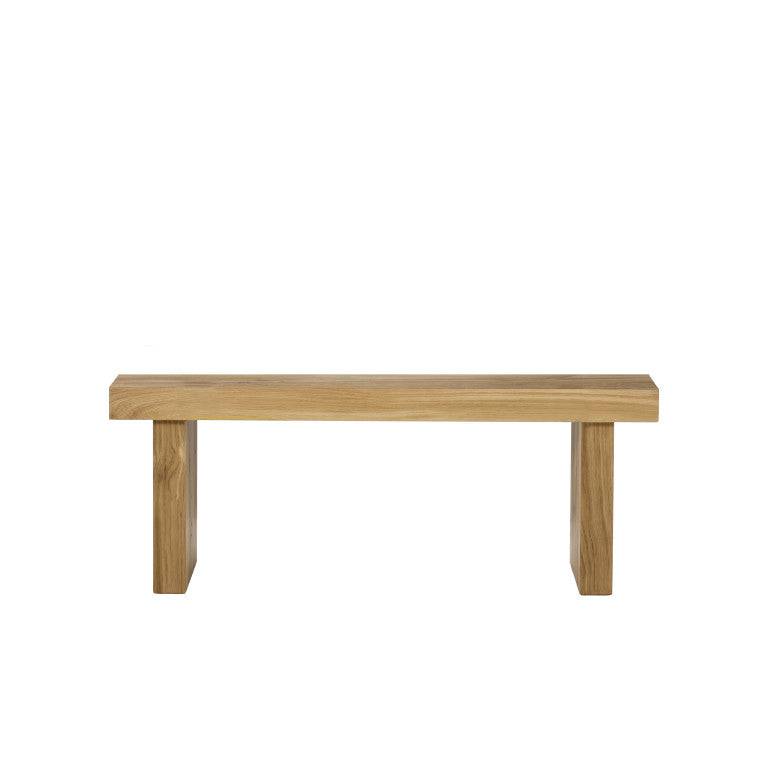 Emelia Bench - Large / Natural Oak without Seat Pad - Trade Source Furniture
