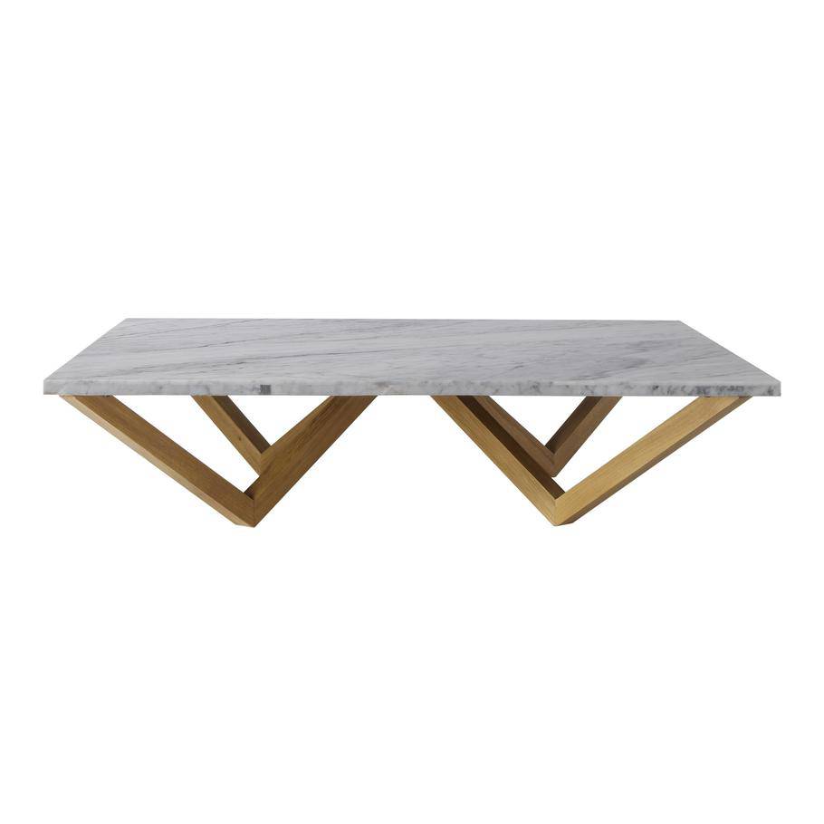 Floating Marble Square Coffee Table by Thomas Bina - Trade Source Furniture