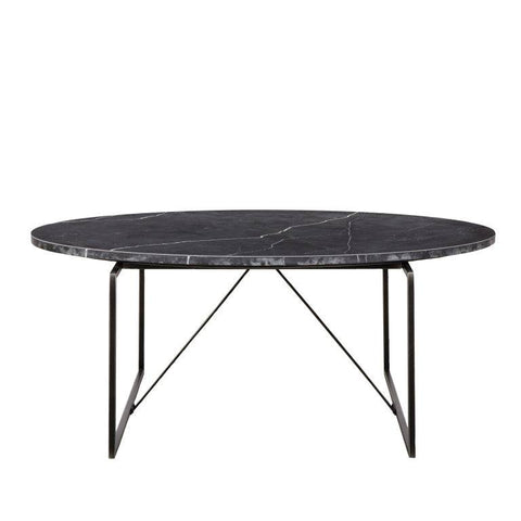 Georgina Black Marble Coffee Table - Trade Source Furniture