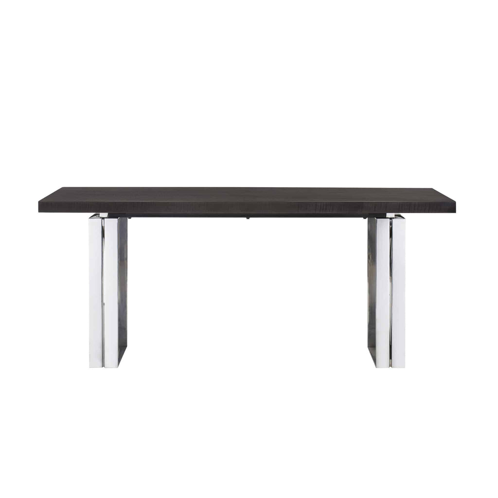 Girder Dining Table - 72" / Gray Lacquer - Trade Source Furniture