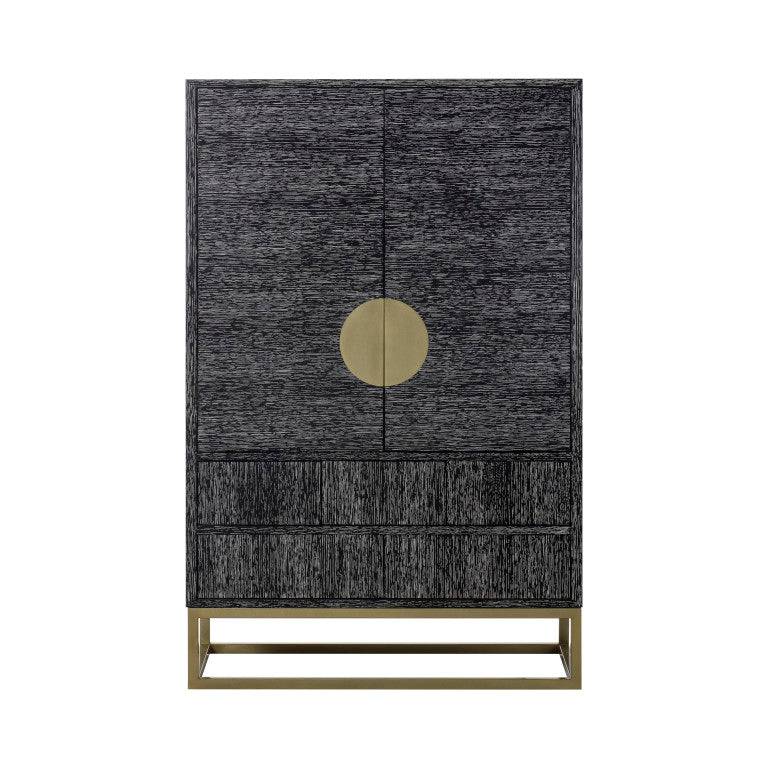 Louis Low Dark Cabinet by Reagan Hayes - Trade Source Furniture