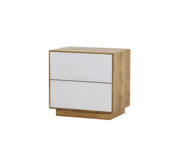Natural Wood Sands Nightstand - Trade Source Furniture