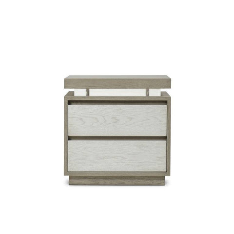 Newman 2 Drawer Nightstand by Kelly Hoppen - Trade Source Furniture