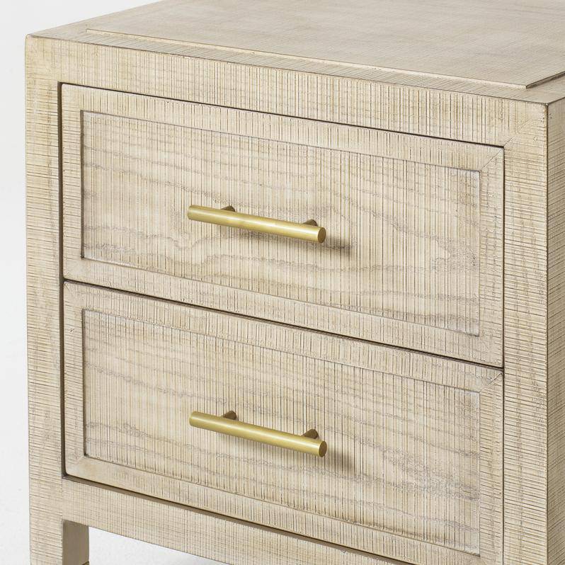 Raffles 2 Drawer Nightstand by Maison 55 - Trade Source Furniture