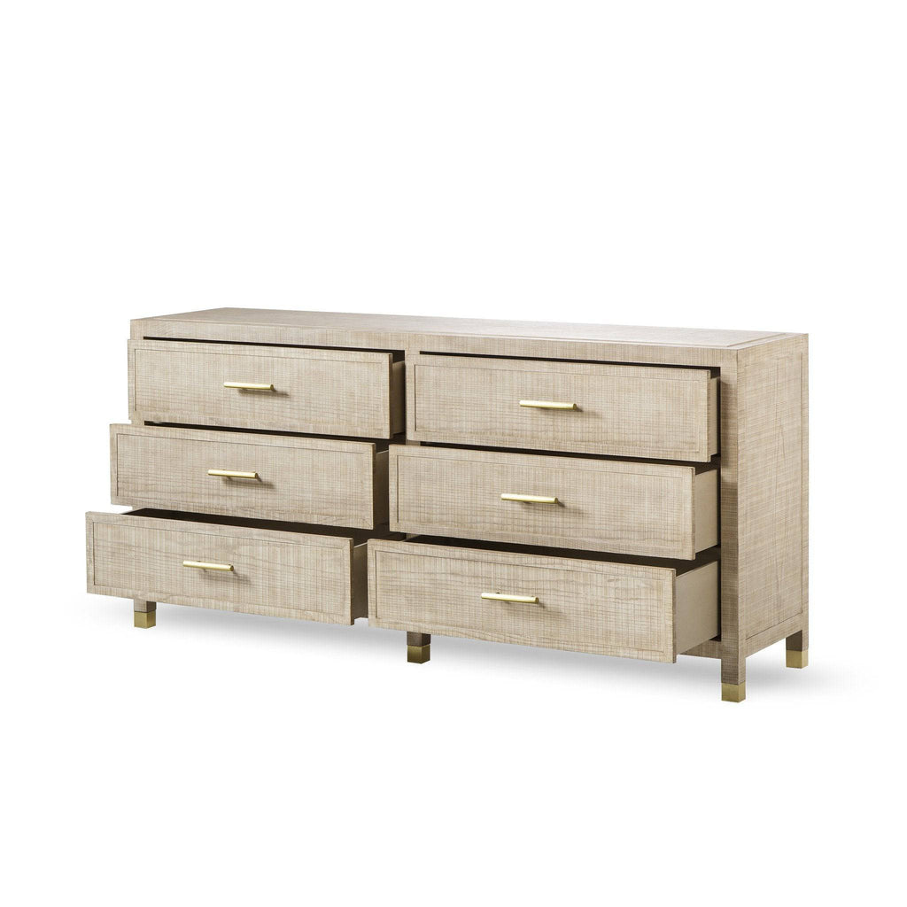 Raffles 6 Drawer Dresser by Maison 55 - Trade Source Furniture