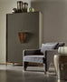 Shield Cabinet - Dark Grey Lacquer - Sonder Living